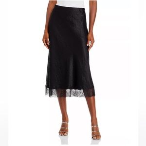 NWT Rails Ebony Lace Trim Skirt